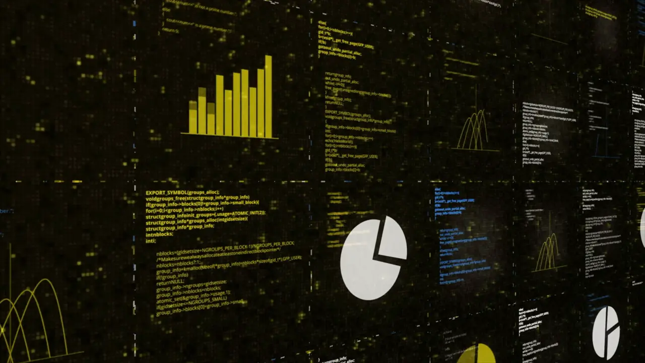 Walls of streaming data panels and charts